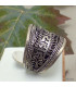 Bague tibétaine filigrane mantra Bagues tibétaines bouddhistes ABT5