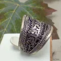 Bague tibétaine filigrane mantra bouddhiste taille unique - Bagues tibétaines bouddhistes