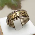 Bague tibétaine mantra et dorjé - Bagues tibétaines bouddhistes