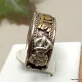 Bague tibétaine mantra et dorjé - Bagues tibétaines bouddhistes