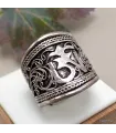 Bague tibétaine bouddhiste filigrane OM 56/62 - Bagues tibétaines bouddhistes