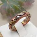Anneau en cuivre et laiton, T 59 à 65 - Bijoux en Cuivre