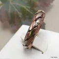 Anneau en cuivre et laiton, T 59 à 65 - Bijoux en Cuivre