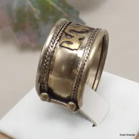 Bague tibetaine mantra de Chenrezi - Bagues tibétaines bouddhistes