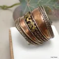 Bague tibétaine bouddhiste Mantra de Chenrezi 55/62 - Bagues tibétaines bouddhistes
