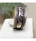 Bijou bouddhiste bague tibétaine Chenrezi Bagues tibétaines bouddhistes BA mantra14