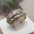 Bague tibétaine de méditation 2 anneaux taille 53 - Bagues tibétaines bouddhistes