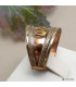 Bague aspect cuivre Mantra de Chenrezi Bagues tibétaines bouddhistes BT107