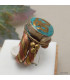 Bague tibétaine bouddhiste tresse cuivre et laiton T 58 Bagues tibétaines bouddhistes ref 405.4