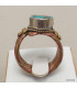 Bague tibétaine bouddhiste tresse cuivre et laiton T 58 Bagues tibétaines bouddhistes ref 405.4