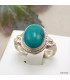 Petite bague tibétaine en Turquoise Bagues tibétaines bouddhistes REF72