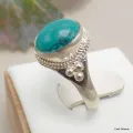 Bague tibétaine en Turquoise plusieurs tailles - Bagues tibétaines bouddhistes