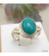 Petite bague tibétaine en Turquoise Bagues tibétaines bouddhistes REF72