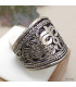 Bague tibétaine filigrane Yeux du Bouddha 56/62 Bagues tibétaines bouddhistes ref 107