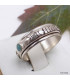 Bague tibétaine Tournante mantra bouddhiste Bagues tibétaines bouddhistes ref4183