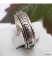 Bague tibétaine Tournante mantra bouddhiste - Bagues tibétaines bouddhistes
