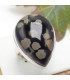 Bague goutte Obsidienne Galaxie taille 59 Bagues pierres naturelles KC123.1