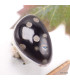 Bague asymétrique Obsidienne Galaxie taille 55/56 Bagues pierres naturelles KC123.3