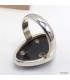 Bague asymétrique Obsidienne Galaxie taille 55/56 Bagues pierres naturelles KC123.3