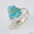 Bague Turquoise Kingman taille 54 Bijoux en Turquoise KC125.1