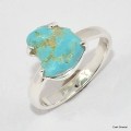 Bague Turquoise Kingman taille 55 Bijoux en Turquoise KC125.3