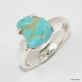 Bague Turquoise Kingman taille 55 - Bijoux en Turquoise