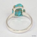 Bague Turquoise Kingman taille 55 Bijoux en Turquoise KC125.3