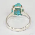 Bague Turquoise Kingman taille 55 - Bijoux en Turquoise