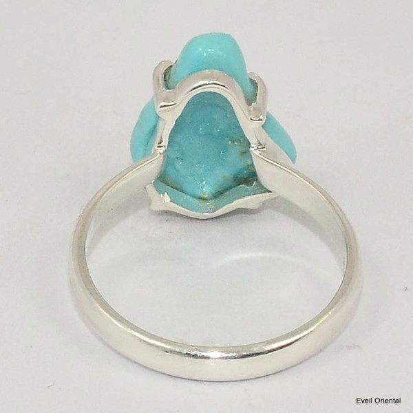 Bague Turquoise Kingmann véritable taille 55 Bijoux en Turquoise KC125.5