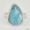 BagueLarimar AAA forme goutte taille 60 Bagues pierres naturelles KC126.1