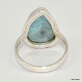 BagueLarimar AAA forme goutte taille 60 Bagues pierres naturelles KC126.1
