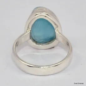 Petite bague Larimar taille 53 AAA - Bagues pierres naturelles