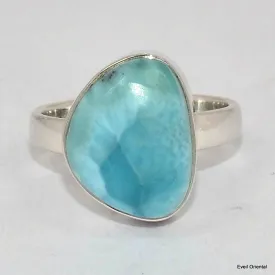 Bague authentique Larimar taille 56 - Bagues pierres naturelles