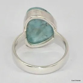Bague authentique Larimar taille 56 - Bagues pierres naturelles