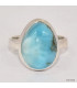 Bague authentique Larimar taille 61 Bagues pierres naturelles KC126.6