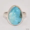 Bague authentique Larimar taille 61 - Bagues pierres naturelles