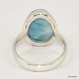 Bague authentique Larimar taille 61 Bagues pierres naturelles KC126.6