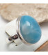Bague authentique Larimar taille 61 Bagues pierres naturelles KC126.6