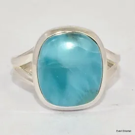 Bague authentique Larimar taille 58 - Bagues pierres naturelles