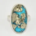 Bague Turquoise du moyen orient taille 59 - Bagues pierres naturelles