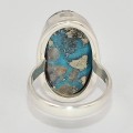 Bague Turquoise du moyen orient taille 59 Bagues pierres naturelles KC127