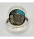 Bague Turquoise du moyen orient taille 55 Bagues pierres naturelles KC127.1