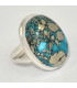 Bague véritable Turquoise du moyen orient taille 58 Bagues pierres naturelles KC127.2