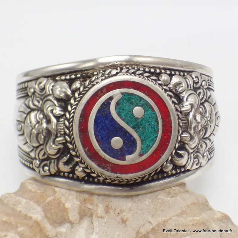 Bracelet Ying Yang tibétain - Bracelets tibétains bouddhistes