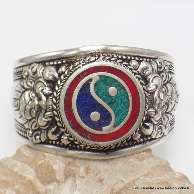 Bracelet Ying Yang tibétain - Bracelets tibétains bouddhistes