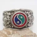 Bracelet Ying Yang tibétain - Bracelets tibétains bouddhistes