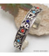Bracelet tibétain MANTRA de Chenrezi et perles fantaisie Bracelets tibétains bouddhistes AA62