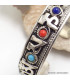 Bracelet tibétain MANTRA de Chenrezi et perles fantaisie Bracelets tibétains bouddhistes AA62