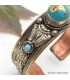 Bracelet Tibétain Om cuivre et métal Bijoux en Cuivre NBR1.1
