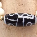 Bracelet tibétain os de buffle blanc Dzi - Bracelets tibétains bouddhistes